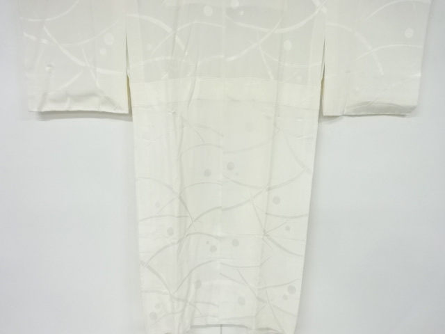 芝草模様織り出し単衣長襦袢